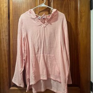Pink Ron Jon Surf Cover Up Hoodie